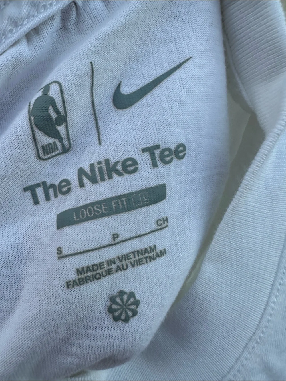 Nike White womens Mavericks NBA Floral Graphic Tee